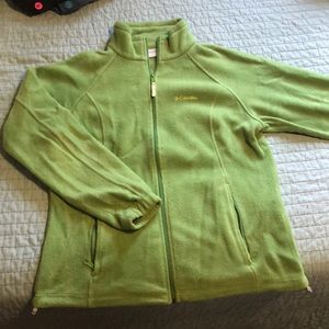 Women’s Lime Green Columbia Fleece Jacket